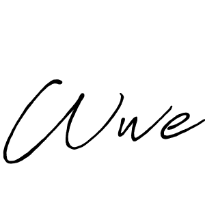 Wwe stylish signature style. Best Handwritten Sign (Antro_Vectra_Bolder) for my name. Handwritten Signature Collection Ideas for my name Wwe. Wwe signature style 7 images and pictures png