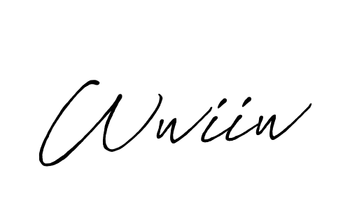 Design your own signature with our free online signature maker. With this signature software, you can create a handwritten (Antro_Vectra_Bolder) signature for name Wwiiw. Wwiiw signature style 7 images and pictures png