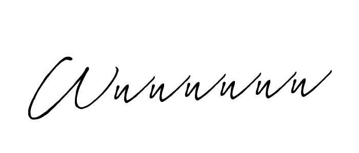 Use a signature maker to create a handwritten signature online. With this signature software, you can design (Antro_Vectra_Bolder) your own signature for name Wwwwwww. Wwwwwww signature style 7 images and pictures png