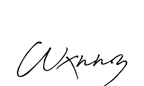 How to make Wxnnz name signature. Use Antro_Vectra_Bolder style for creating short signs online. This is the latest handwritten sign. Wxnnz signature style 7 images and pictures png