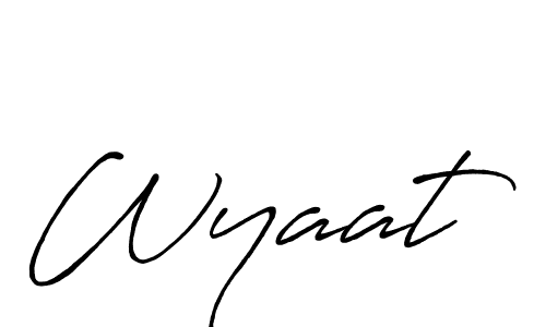 Best and Professional Signature Style for Wyaat. Antro_Vectra_Bolder Best Signature Style Collection. Wyaat signature style 7 images and pictures png