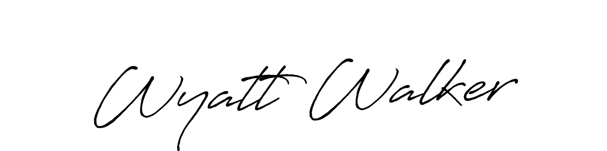 The best way (Antro_Vectra_Bolder) to make a short signature is to pick only two or three words in your name. The name Wyatt Walker include a total of six letters. For converting this name. Wyatt Walker signature style 7 images and pictures png