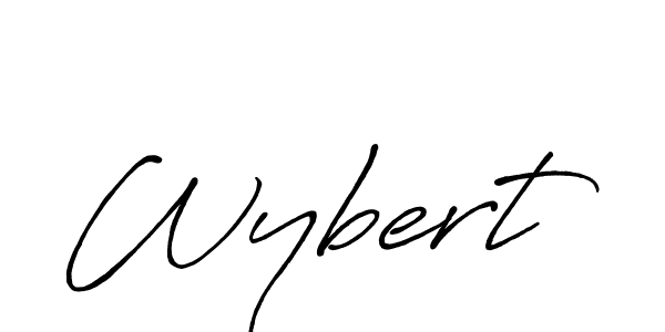 Also we have Wybert name is the best signature style. Create professional handwritten signature collection using Antro_Vectra_Bolder autograph style. Wybert signature style 7 images and pictures png