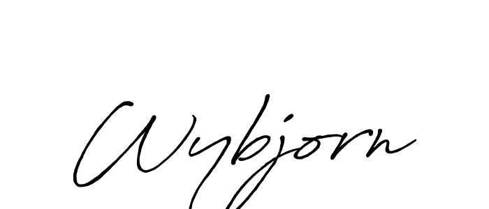 Best and Professional Signature Style for Wybjorn. Antro_Vectra_Bolder Best Signature Style Collection. Wybjorn signature style 7 images and pictures png