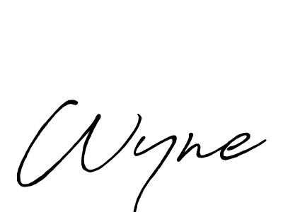 How to Draw Wyne signature style? Antro_Vectra_Bolder is a latest design signature styles for name Wyne. Wyne signature style 7 images and pictures png