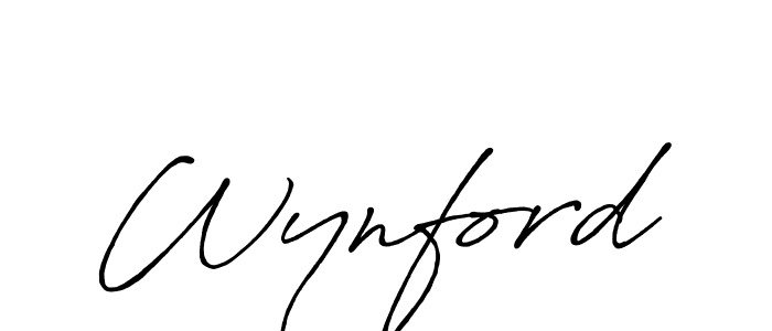 Also we have Wynford name is the best signature style. Create professional handwritten signature collection using Antro_Vectra_Bolder autograph style. Wynford signature style 7 images and pictures png