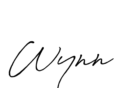 You should practise on your own different ways (Antro_Vectra_Bolder) to write your name (Wynn) in signature. don't let someone else do it for you. Wynn signature style 7 images and pictures png