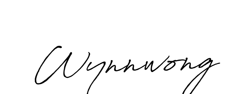 How to make Wynnwong signature? Antro_Vectra_Bolder is a professional autograph style. Create handwritten signature for Wynnwong name. Wynnwong signature style 7 images and pictures png