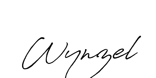 Use a signature maker to create a handwritten signature online. With this signature software, you can design (Antro_Vectra_Bolder) your own signature for name Wynzel. Wynzel signature style 7 images and pictures png