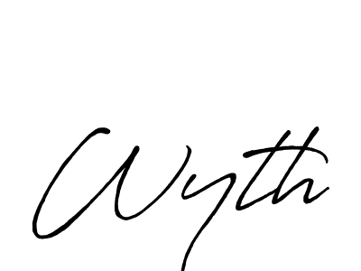 It looks lik you need a new signature style for name Wyth. Design unique handwritten (Antro_Vectra_Bolder) signature with our free signature maker in just a few clicks. Wyth signature style 7 images and pictures png