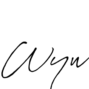 Once you've used our free online signature maker to create your best signature Antro_Vectra_Bolder style, it's time to enjoy all of the benefits that Wyw name signing documents. Wyw signature style 7 images and pictures png