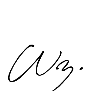 Make a beautiful signature design for name Wz.. Use this online signature maker to create a handwritten signature for free. Wz. signature style 7 images and pictures png