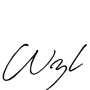 Once you've used our free online signature maker to create your best signature Antro_Vectra_Bolder style, it's time to enjoy all of the benefits that Wzl name signing documents. Wzl signature style 7 images and pictures png
