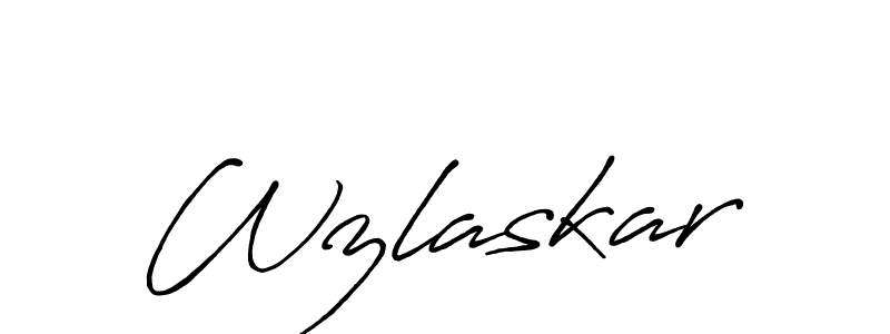 Here are the top 10 professional signature styles for the name Wzlaskar. These are the best autograph styles you can use for your name. Wzlaskar signature style 7 images and pictures png