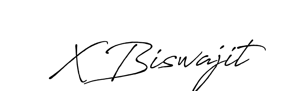 if you are searching for the best signature style for your name X Biswajit. so please give up your signature search. here we have designed multiple signature styles  using Antro_Vectra_Bolder. X Biswajit signature style 7 images and pictures png