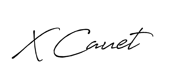 X Cauet stylish signature style. Best Handwritten Sign (Antro_Vectra_Bolder) for my name. Handwritten Signature Collection Ideas for my name X Cauet. X Cauet signature style 7 images and pictures png