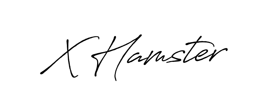 You should practise on your own different ways (Antro_Vectra_Bolder) to write your name (X Hamster) in signature. don't let someone else do it for you. X Hamster signature style 7 images and pictures png