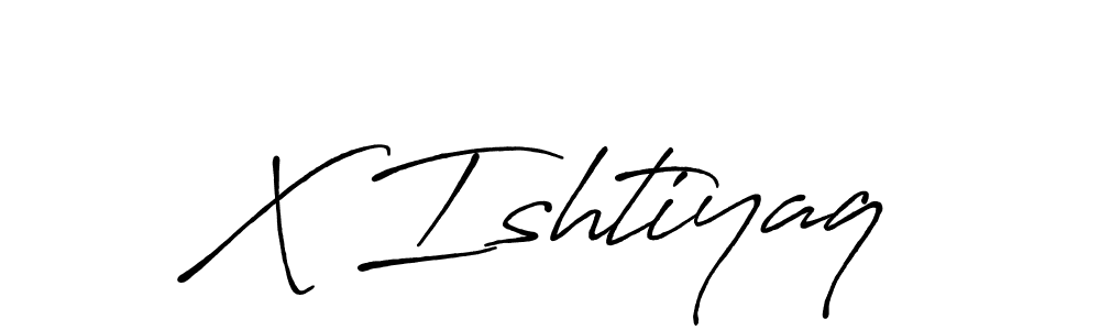 You should practise on your own different ways (Antro_Vectra_Bolder) to write your name (X Ishtiyaq) in signature. don't let someone else do it for you. X Ishtiyaq signature style 7 images and pictures png