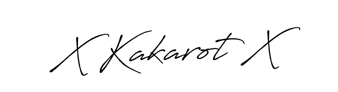 Design your own signature with our free online signature maker. With this signature software, you can create a handwritten (Antro_Vectra_Bolder) signature for name X Kakarot X. X Kakarot X signature style 7 images and pictures png