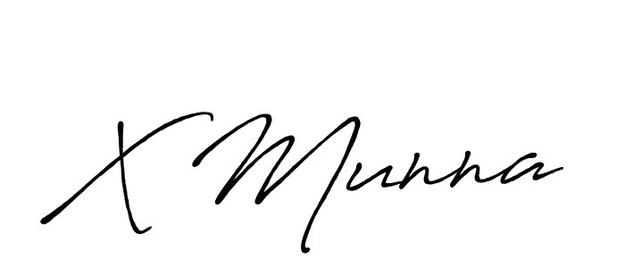 You should practise on your own different ways (Antro_Vectra_Bolder) to write your name (X Munna) in signature. don't let someone else do it for you. X Munna signature style 7 images and pictures png
