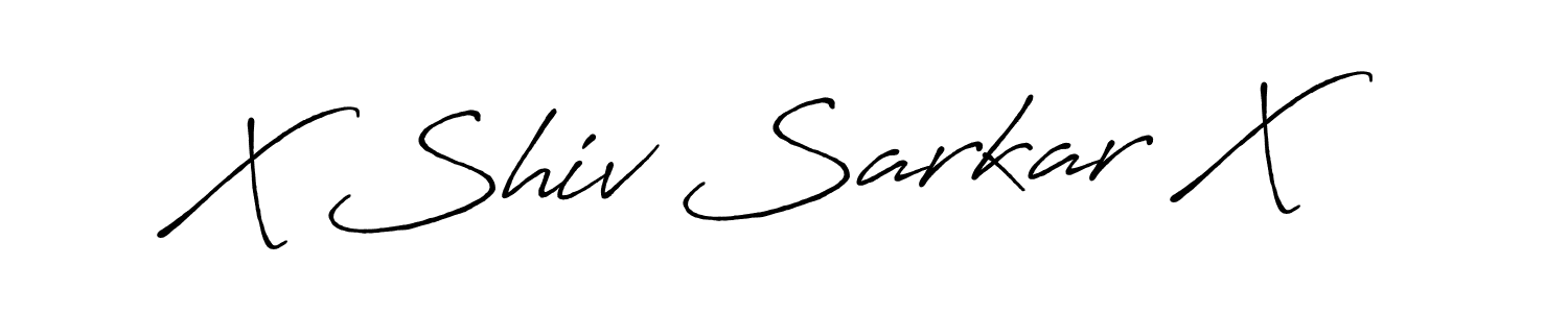 Also we have X Shiv Sarkar X name is the best signature style. Create professional handwritten signature collection using Antro_Vectra_Bolder autograph style. X Shiv Sarkar X signature style 7 images and pictures png