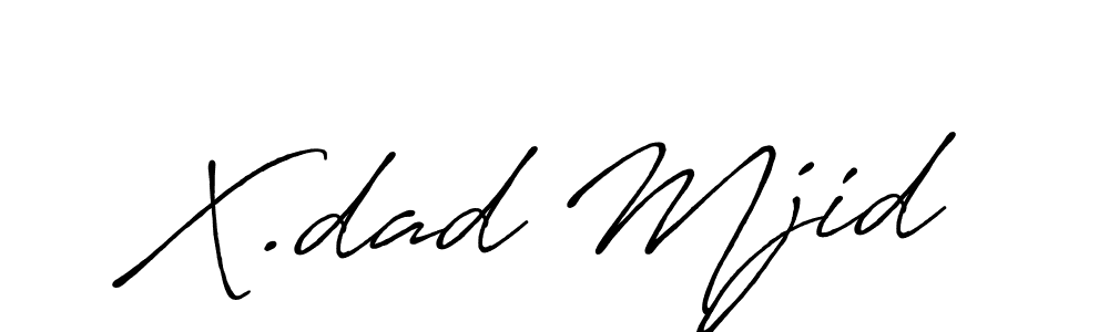 Here are the top 10 professional signature styles for the name X.dad Mjid. These are the best autograph styles you can use for your name. X.dad Mjid signature style 7 images and pictures png