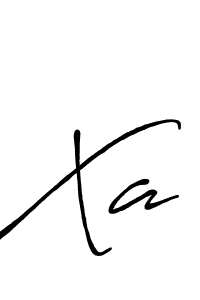 You should practise on your own different ways (Antro_Vectra_Bolder) to write your name (Xa) in signature. don't let someone else do it for you. Xa signature style 7 images and pictures png