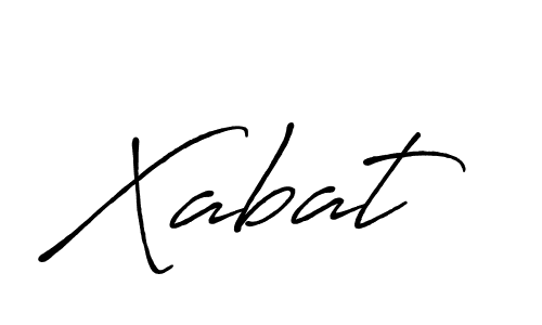 The best way (Antro_Vectra_Bolder) to make a short signature is to pick only two or three words in your name. The name Xabat include a total of six letters. For converting this name. Xabat signature style 7 images and pictures png