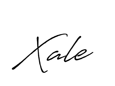 How to make Xale signature? Antro_Vectra_Bolder is a professional autograph style. Create handwritten signature for Xale name. Xale signature style 7 images and pictures png