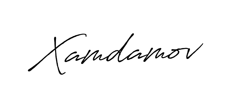 Also we have Xamdamov name is the best signature style. Create professional handwritten signature collection using Antro_Vectra_Bolder autograph style. Xamdamov signature style 7 images and pictures png