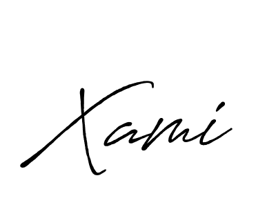 The best way (Antro_Vectra_Bolder) to make a short signature is to pick only two or three words in your name. The name Xami include a total of six letters. For converting this name. Xami signature style 7 images and pictures png