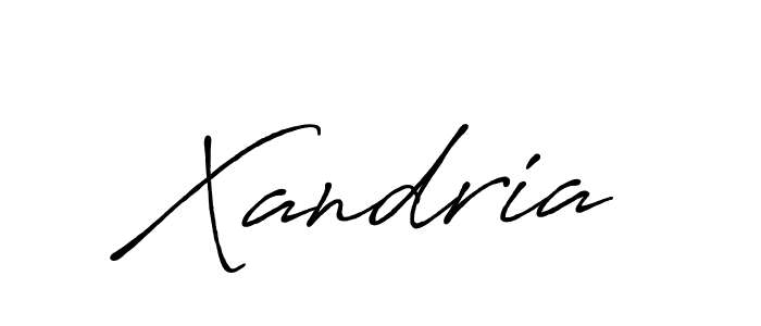 Design your own signature with our free online signature maker. With this signature software, you can create a handwritten (Antro_Vectra_Bolder) signature for name Xandria. Xandria signature style 7 images and pictures png