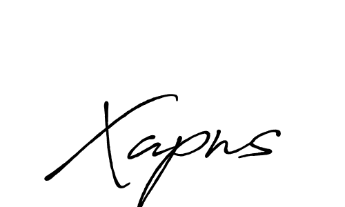 You should practise on your own different ways (Antro_Vectra_Bolder) to write your name (Xapns) in signature. don't let someone else do it for you. Xapns signature style 7 images and pictures png