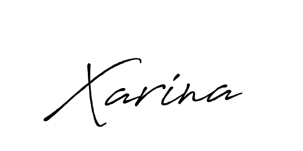 Create a beautiful signature design for name Xarina. With this signature (Antro_Vectra_Bolder) fonts, you can make a handwritten signature for free. Xarina signature style 7 images and pictures png