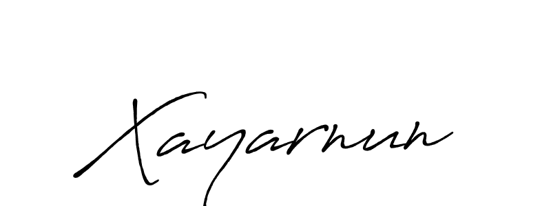 How to make Xayarnun name signature. Use Antro_Vectra_Bolder style for creating short signs online. This is the latest handwritten sign. Xayarnun signature style 7 images and pictures png