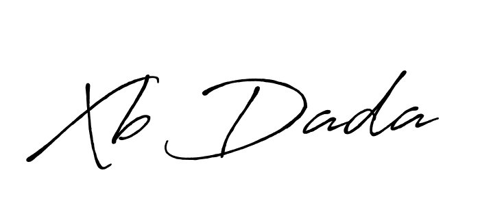 Also You can easily find your signature by using the search form. We will create Xb Dada name handwritten signature images for you free of cost using Antro_Vectra_Bolder sign style. Xb Dada signature style 7 images and pictures png