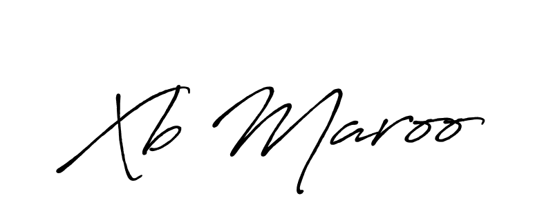Also we have Xb Maroo name is the best signature style. Create professional handwritten signature collection using Antro_Vectra_Bolder autograph style. Xb Maroo signature style 7 images and pictures png