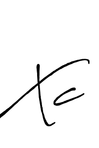 How to make Xc signature? Antro_Vectra_Bolder is a professional autograph style. Create handwritten signature for Xc name. Xc signature style 7 images and pictures png