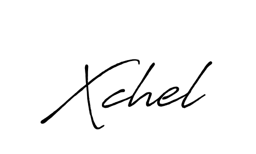 How to make Xchel name signature. Use Antro_Vectra_Bolder style for creating short signs online. This is the latest handwritten sign. Xchel signature style 7 images and pictures png