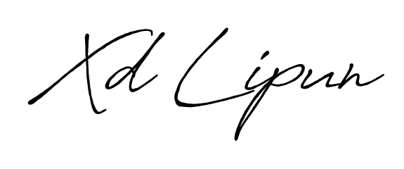 Generate high-definition signature styles for Xd Lipun. The Antro_Vectra_Bolder typeface ensures crisp legibility and sophisticated design. Xd Lipun signature style 7 images and pictures png
