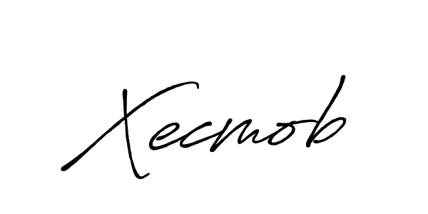 Once you've used our free online signature maker to create your best signature Antro_Vectra_Bolder style, it's time to enjoy all of the benefits that Xecmob name signing documents. Xecmob signature style 7 images and pictures png
