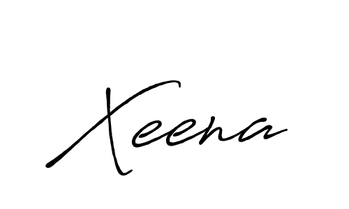 Create a beautiful signature design for name Xeena. With this signature (Antro_Vectra_Bolder) fonts, you can make a handwritten signature for free. Xeena signature style 7 images and pictures png