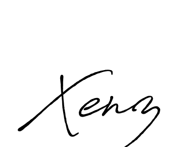 It looks lik you need a new signature style for name Xenz. Design unique handwritten (Antro_Vectra_Bolder) signature with our free signature maker in just a few clicks. Xenz signature style 7 images and pictures png