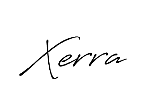 Design your own signature with our free online signature maker. With this signature software, you can create a handwritten (Antro_Vectra_Bolder) signature for name Xerra. Xerra signature style 7 images and pictures png