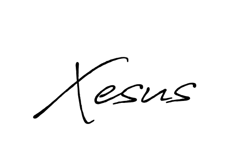 if you are searching for the best signature style for your name Xesus. so please give up your signature search. here we have designed multiple signature styles  using Antro_Vectra_Bolder. Xesus signature style 7 images and pictures png