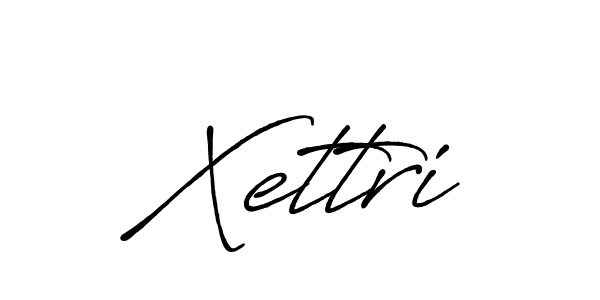 Create a beautiful signature design for name Xettri. With this signature (Antro_Vectra_Bolder) fonts, you can make a handwritten signature for free. Xettri signature style 7 images and pictures png