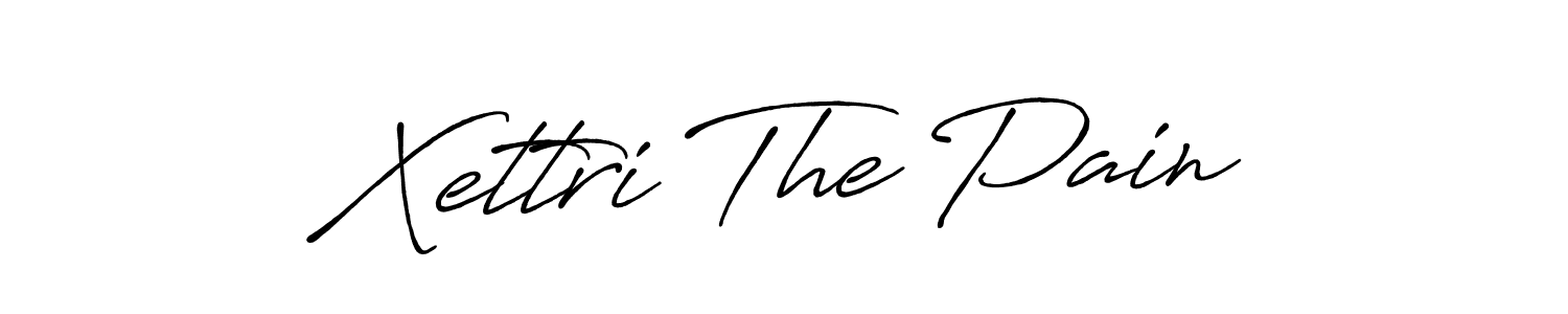 Similarly Antro_Vectra_Bolder is the best handwritten signature design. Signature creator online .You can use it as an online autograph creator for name Xettri The Pain. Xettri The Pain signature style 7 images and pictures png