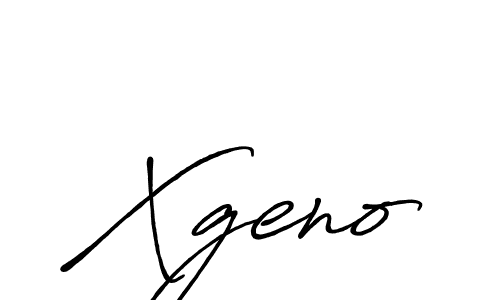 Use a signature maker to create a handwritten signature online. With this signature software, you can design (Antro_Vectra_Bolder) your own signature for name Xgeno. Xgeno signature style 7 images and pictures png