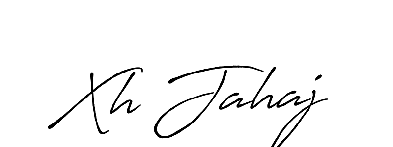 Xh Jahaj stylish signature style. Best Handwritten Sign (Antro_Vectra_Bolder) for my name. Handwritten Signature Collection Ideas for my name Xh Jahaj. Xh Jahaj signature style 7 images and pictures png