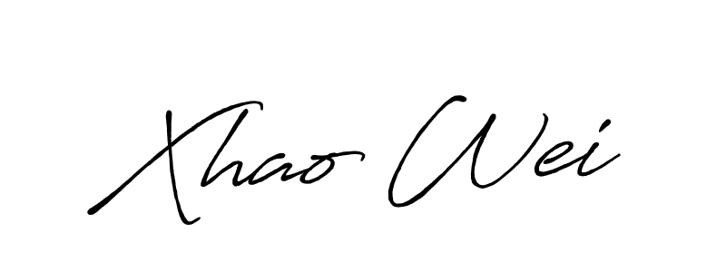 You can use this online signature creator to create a handwritten signature for the name Xhao Wei. This is the best online autograph maker. Xhao Wei signature style 7 images and pictures png